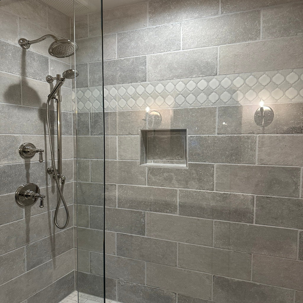 Customer Spotlight: A Stunning Bathroom Transformation with Virginia Tile Pietra Di Ostuni