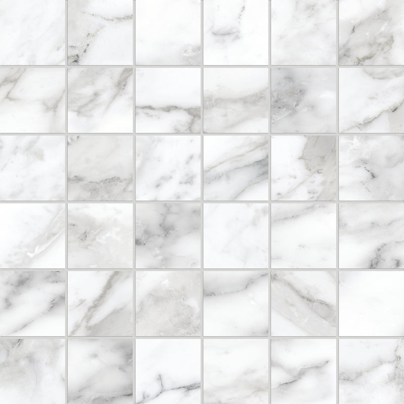 Tile Collection La Marca 2x2 Mosaic Arabescato Tile