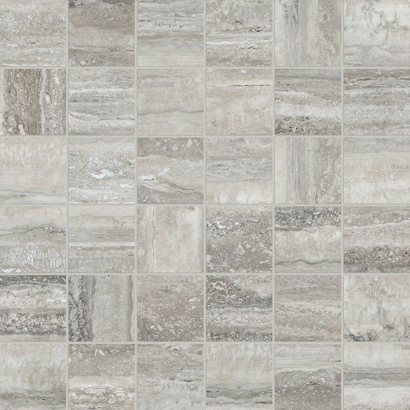 Virginia Tile La Marca 2x2 Mosaic Travertino Instrata Tile