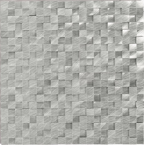 Daltile Structure 3D Cube 1/2"x1/2" Steel