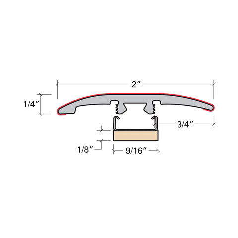FloorLife Latitude Trim 3-in-1 Transition