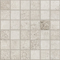 Shaw Tile Crown White Mosaic Swatch