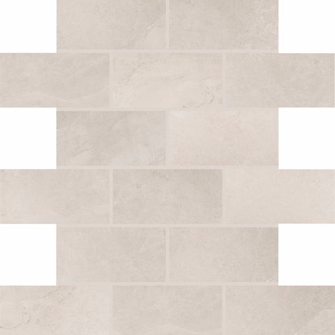 Daltile Advantage Mosaic Brick Joint Portrait White