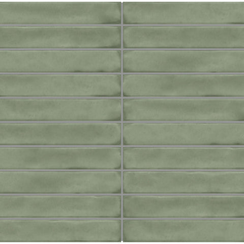 Daltile Artcrafted 1x6 Aloe Swatch