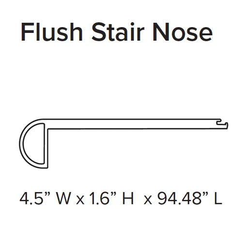 Stanton Floors 2000 LVP Trim Flush Stair Nose