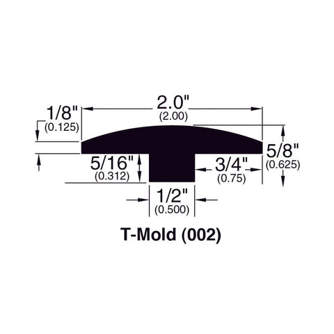 FloorLife Engineered Hardwood Trim T-Molding