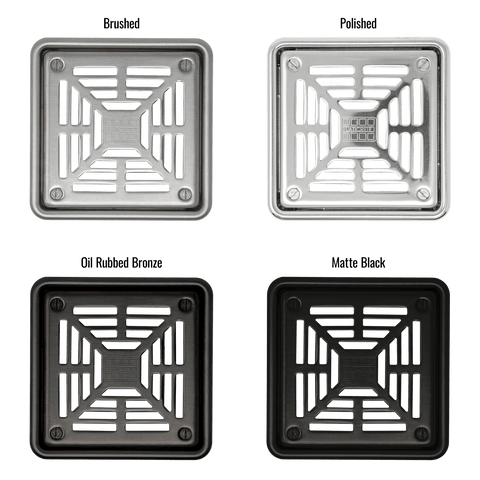 Laticrete Hydro Ban Point Drain Grates Product Photo