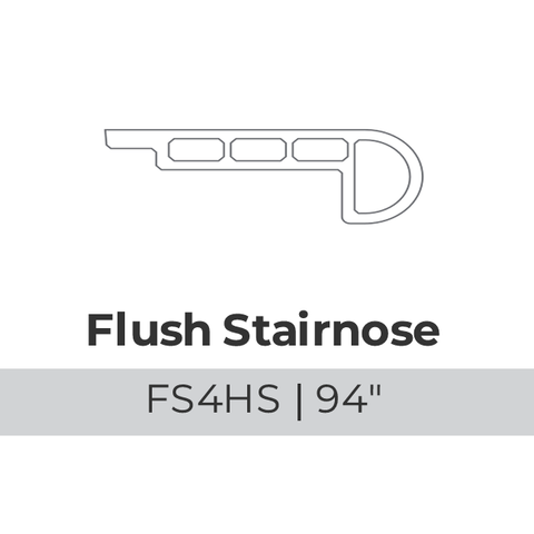 Shaw Floorte Loose Lay Homebound Trim Flush Stairnose