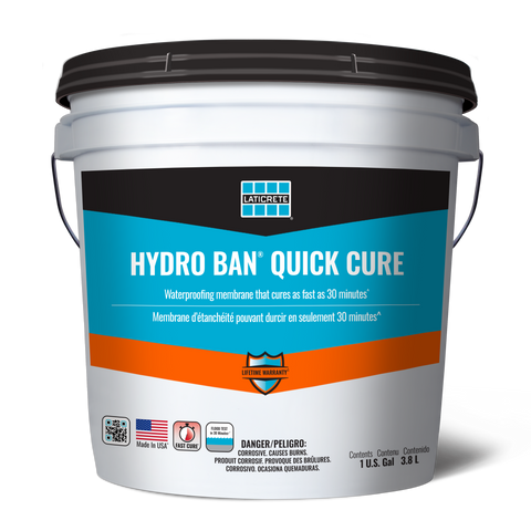 Laticrete HYDRO BAN Quick Cure 1 Gallon Product Data Sheet
