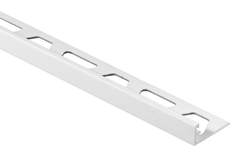 Schluter Schiene Edge Trim Aluminum Matte White Textured