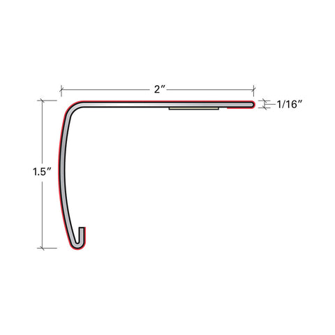 FloorLife Explorer Trim Overlap Stairnose
