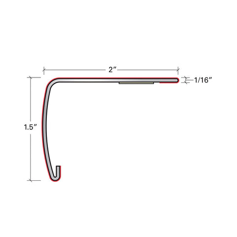 FloorLife Quest Trim Overlap Stairnose