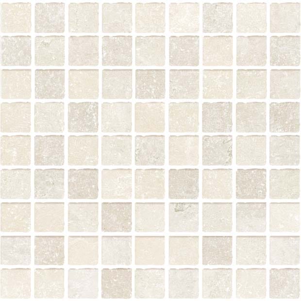Tile Collection Pietra Di Ostuni 1x1 Mosaic Tile Avorio