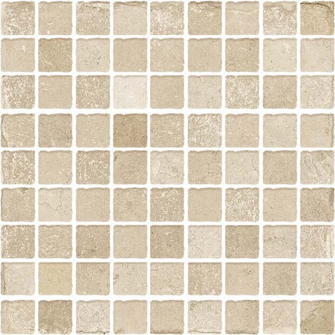 Tile Collection Pietra Di Ostuni 1x1 Mosaic Tile Sabbia