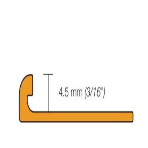 SCHLUTER JOLLY-P EDGE TRIM PVC
