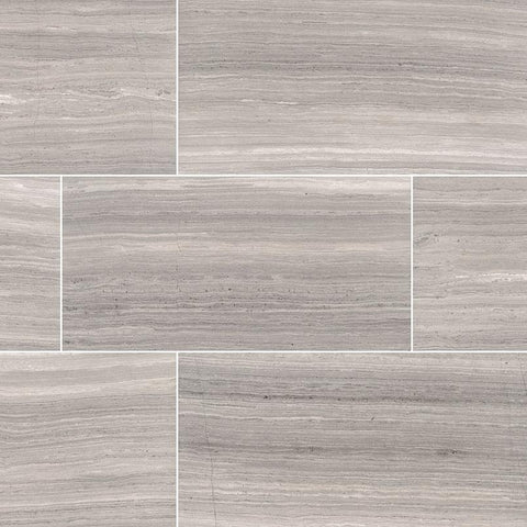 Marble Tile Collection White Oak 12"x24" - Polished Swatch