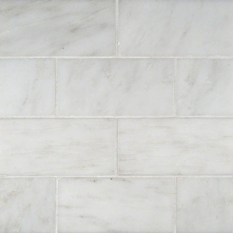 Marble Tile Collection Arabescato Carrara Subway Tile - 3"x6" Swatch