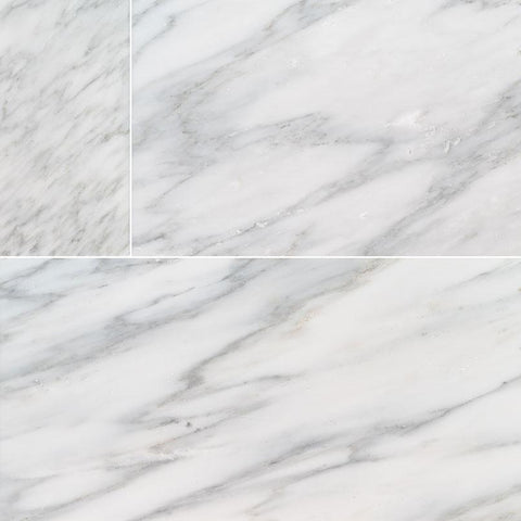 Marble Tile Collection Arabescato Carrara 6"x12" - Honed Swatch