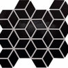Black 3D Cube Matte Black 3D Cube Matte