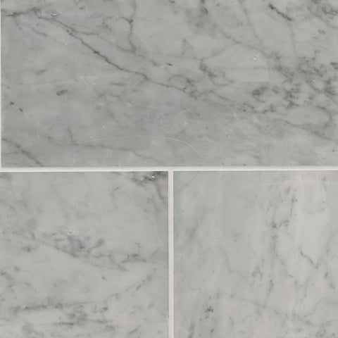 Marble Tile Collection Carrara White 6"x12" Swatch