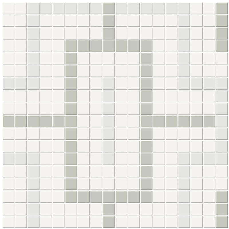 Virginia Tile Soho 11x11 Chain Pattern Mosaic Tile Morning Blend