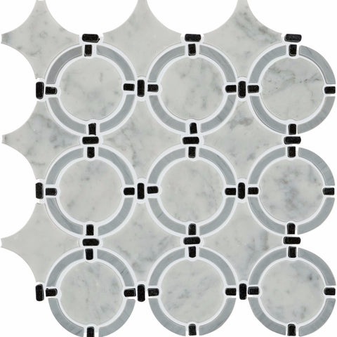 Daltile Raine Linked Ring Cirrus Storm