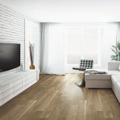 Paramount Engineered Country View Maple Coffee Cream Room Scene