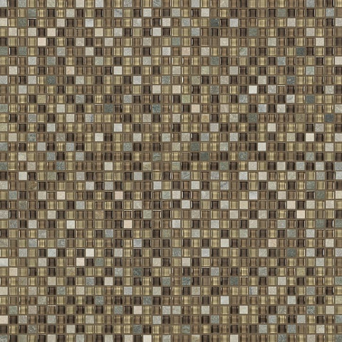 Shaw Tile Awesome Mix Cottonwood 5/8 Mosaic Wall Swatch