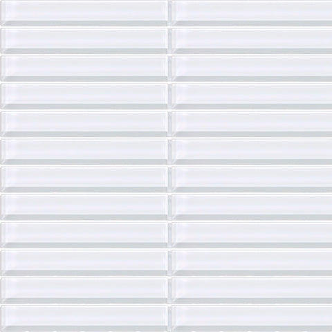 Daltile Color Wave Straight Joint 1x6 Ice White