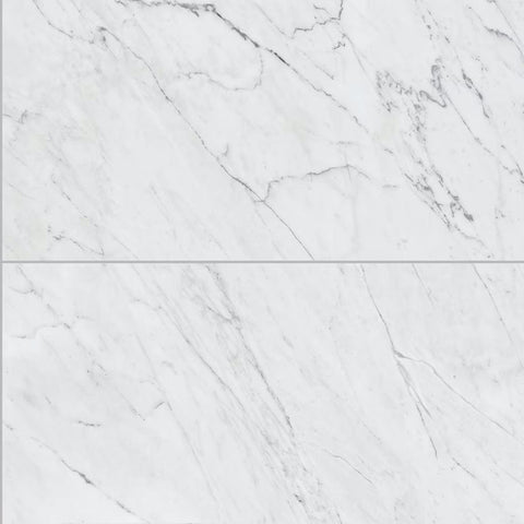 Daltile Marble Attache Lavish Rectangle 12x24 Diamond Carrara