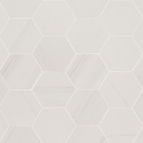 EDEN PORCELAIN TILE COLLECTION DOLOMITE - 3"x3" HEXAGON Swatch