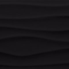 Daltile Multitude Rectangle Wave Domino Black