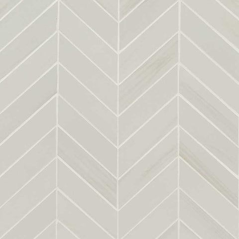 EDEN PORCELAIN TILE COLLECTION DOLOMITE - 12"x15" CHEVRON Swatch