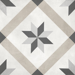 Tile Collection Form 8x8 Compass Decorative Tile Sand
