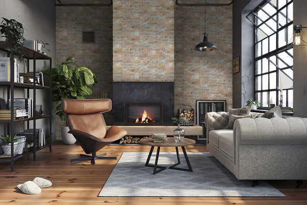 MSI Ledgestone Veneer - Golden Honey Panel - Split Face &nda