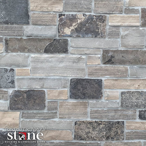 Falls Collection Graphite Falls Corner Swatch