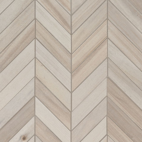 Havenwood Porcelain Tile Collection Dove Wood - 12"x15" Chevron Swatch