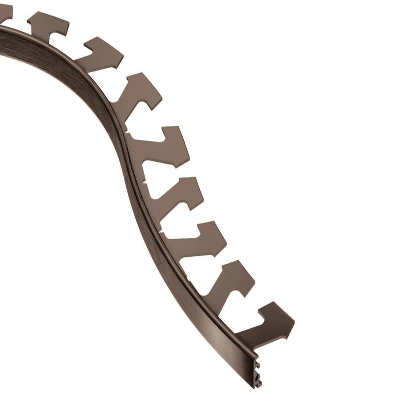 JOLLY-RADIUS EDGE TRIM ALUMINUM ANTIQUE BRONZE