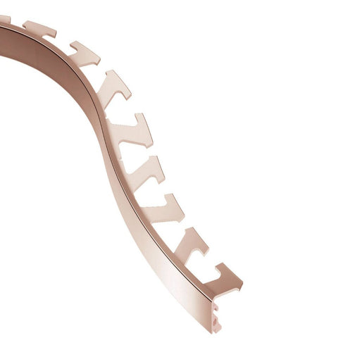 JOLLY-RADIUS EDGE TRIM ALUMINUM POLISH COPPER