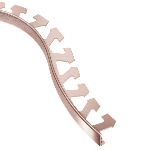 JOLLY-RADIUS EDGE TRIM ALUMINUM BRUSHED COPPER