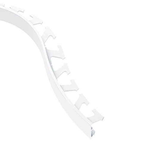 JOLLY-RADIUS EDGE TRIM ALUMINUM BRIGHT WHITE