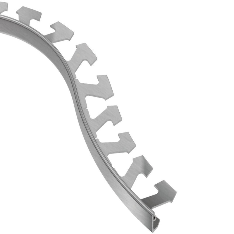 JOLLY-RADIUS EDGE TRIM BRUSHED STAINLESS STEEL