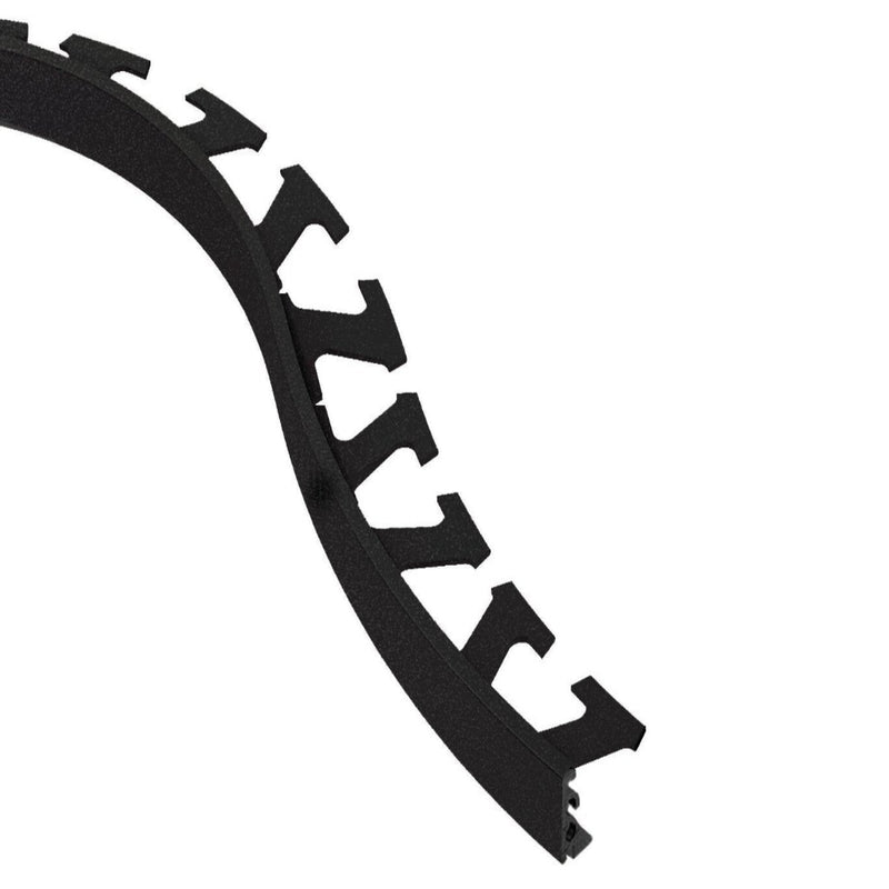 JOLLY-RADIUS EDGE TRIM ALUMINUM MATTE BLACK