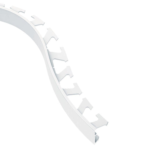 JOLLY-RADIUS EDGE TRIM ALUMINUM WHITE