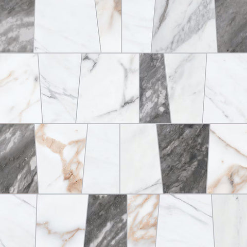 Daltile Marble Attache Lavish Square Moderna Deco