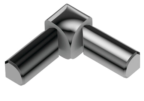 Schluter Rondec 2-Leg In Corner Aluminum Polish Chrome