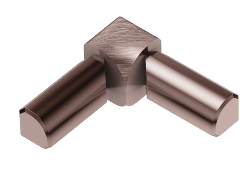 Schluter Rondec 2-Leg In Corner Aluminum Brush Copper