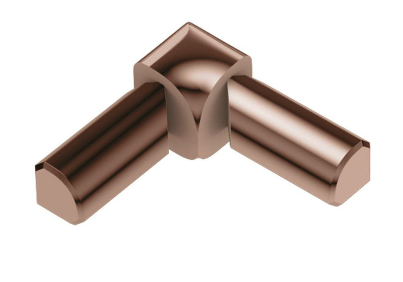 Schluter Rondec 2-Leg In Corner Aluminum Polish Copper