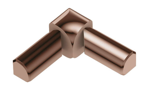 Schluter Rondec 2-Leg In Corner Aluminum Polish Copper