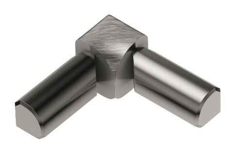 Schluter Rondec 2-Leg In Corner Aluminum Brush Nickel